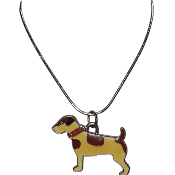 Coach Dog charm pendant necklace 1775 - Picture 1 of 4